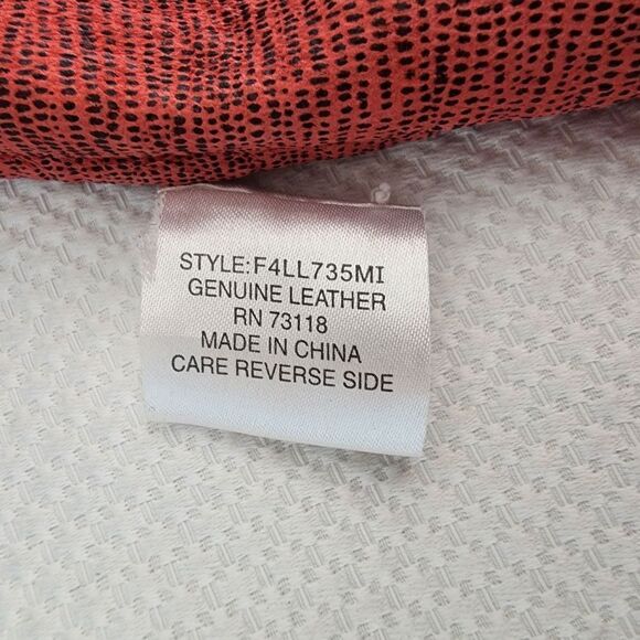 David Dart Suede Leather Reversible Red Button-Up Suede Jacket - Picture 6 of 11